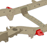 Rust Buster Front Cab Mount For 2006-2013 Dodge Ram 3500 RB7930