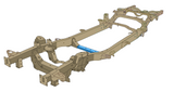 Rust Buster Transmission Crossmember For 2009-2024 Dodge Ram 1500 RB7745