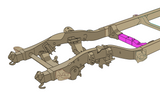 Rust Buster Mid Frame Crossmember For 2007-2019 GM Pickups RB7381