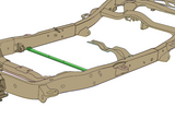 Rust Buster Center Crossmember For 2015-2020 GM Large SUV RB7433