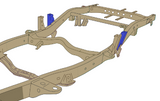Rust Buster Rear Raised Bed Mount For 1989-1995 Toyota Pickups RB7144