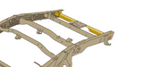 Rust Buster Tube Style Rear Frame Crossmember For 1999-2006 GM Pickups RB7350