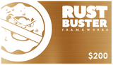 Rust Buster Gift Card $200