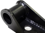 Close-up view of Rust Buster Front Spring Shackle Hanger For 1976-1986 Jeep CJ RB1018
