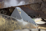 Rust Buster Rear Upper Shock Mount For 1987-1995 Jeep Wrangler RB2009 installed to the frame rail