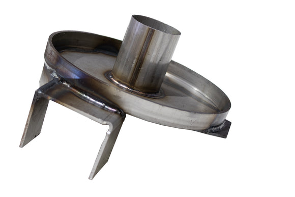 Side view of Rust Buster Rear Upper Coil Spring Bucket For 1997-2006 Jeep Wrangler RB4013