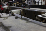 Side view of three Rust Buster Body Mount Brackets For 1997-2006 Jeep Wrangler RB4018 installed to the frame rail