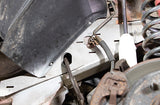 Close-up shot of one Rust Buster Front Unibody Stiffener For 1984-2001 Jeep Cherokee RB6060 installed to the frame rail