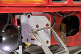 Side view of one Rust Buster Front Unibody Stiffener For 1984-2001 Jeep Cherokee RB6060 installed to the frame rail
