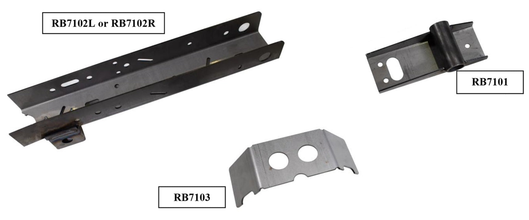 TA。枠　ブレスト Rust Buster Front Frame Repair Kit For 1995-2004 Toyota