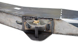 Rust Buster Mid-Frame Section with Leaf Spring Mount for 1995-2004 Toyota Tacoma, features drain hole and new leaf spring bolt, enhancing frame stability and ride comfort.